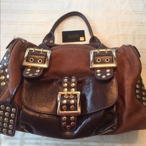 Be&D Brown Leather Satchel